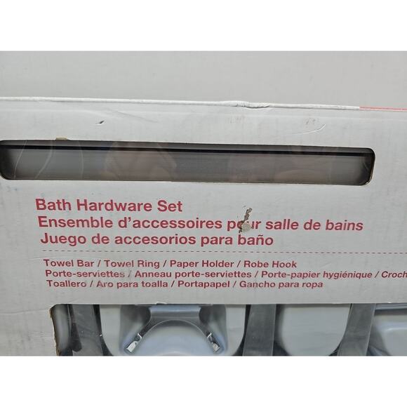 Project Source • Seton 4-Pc Bath Hardware Set • Chrome • NEW (#0198615) [E7] - Picture 3 of 11